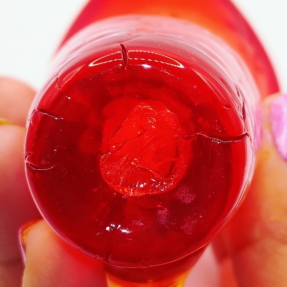 Vintage Kanawha Amberina Small Crackled Glass Pitcher With Cadmium It Glows - Picture 6 of 13